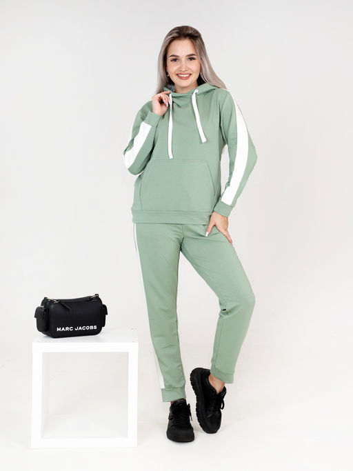 Костюм женский К-202 (футер с лайкрой) Какао - Elenatex фото 6