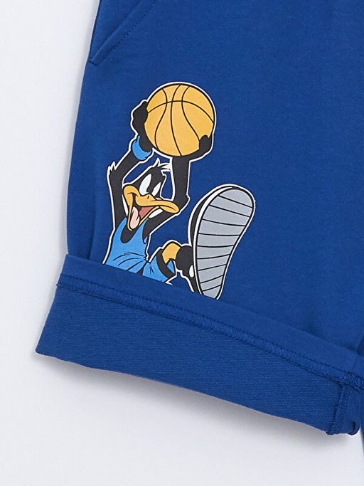 Beli Lastikli Daffy Duck Bask?l? Erkek ?ocuk ?ort - Waikiki фото 3