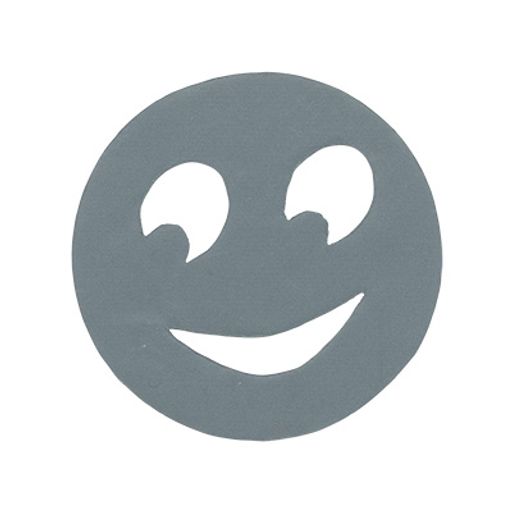 Термоаппликация BLITZ светоотражающая №4 12 шт Смайл 1.5х5 см