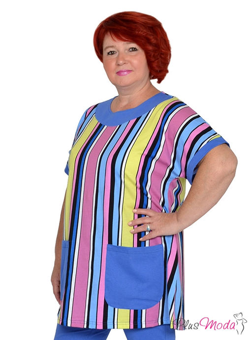 Туника Модель №1660 размеры 44-84 - Plusmoda фото 3