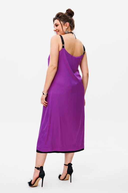 Платье ANELLI 1180.1 виноград  фото 6