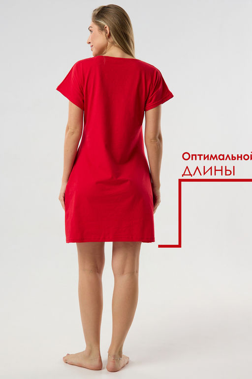 Туника новогодняя домашняя большие размеры Туж-гном