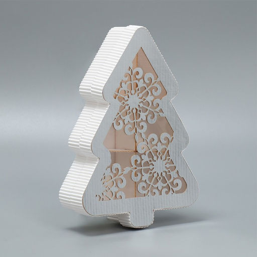 Коробка новогодняя подарочная «Ёлка», 23×13×5 см