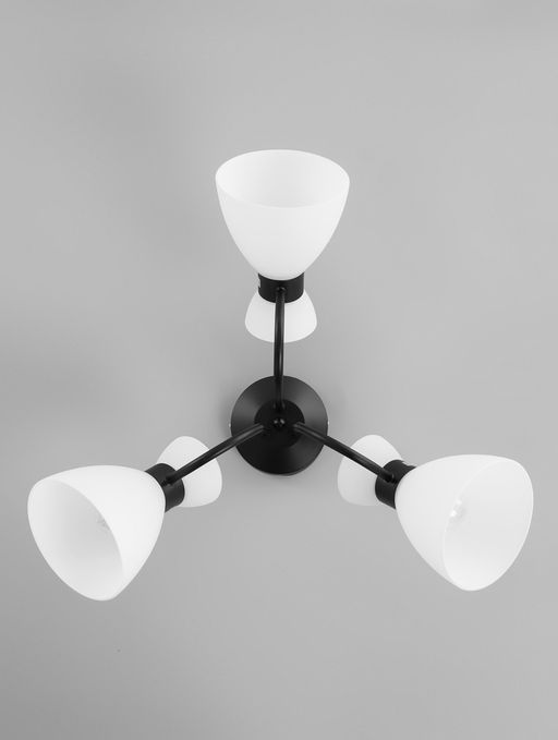 Люстра 20135/3BK, 3х60Вт, E27, 54х54х32 см