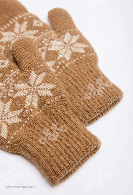 Шерстяные варежки (арт. 04115) - Тод оймс ххк фото 3