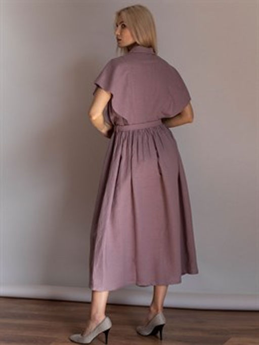 платье лен 57%, вискоза 43% - Волтри фото 4