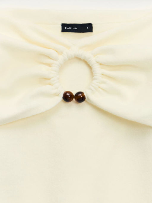 Джемпер со спущенными плечами / Zarina фото 3