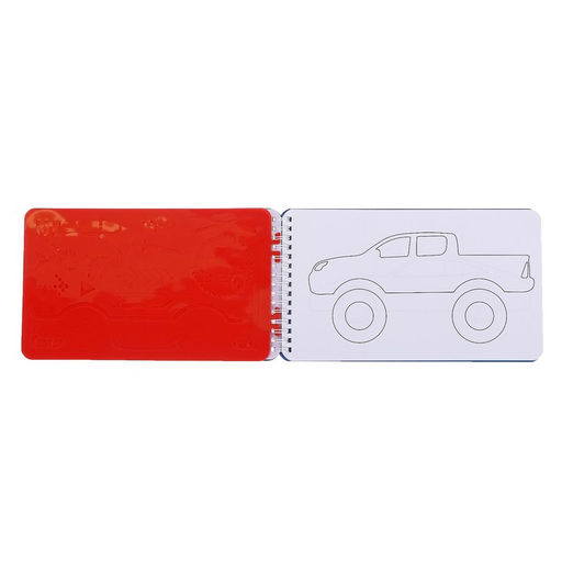 Раскраска - альбом Крутые тачки, 72 стр., с наклейками и трафаретами