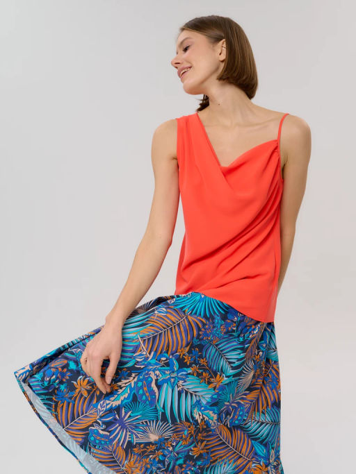 Топ женский 12421-31010 orange - Eleganzza фото 4