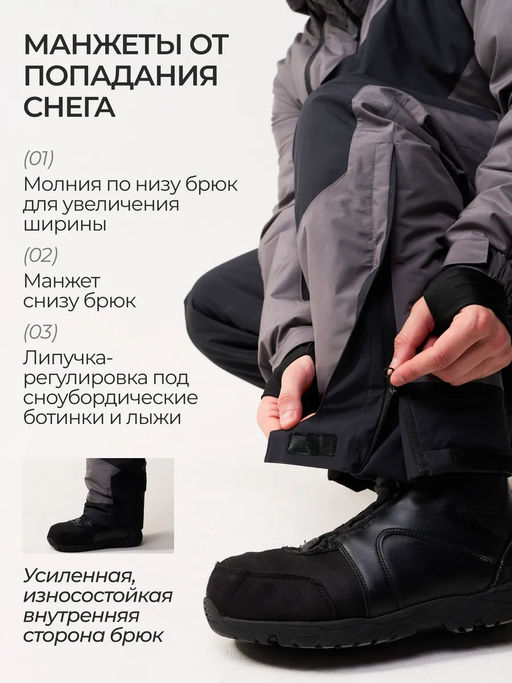 Комбинезон мужской зимний горнолыжный Saimaa фото 26