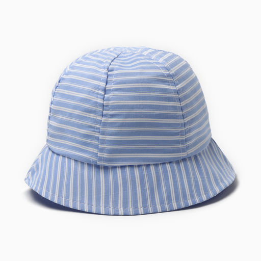 Панама детская MINAKU «Полосатик», размер 46, голубая