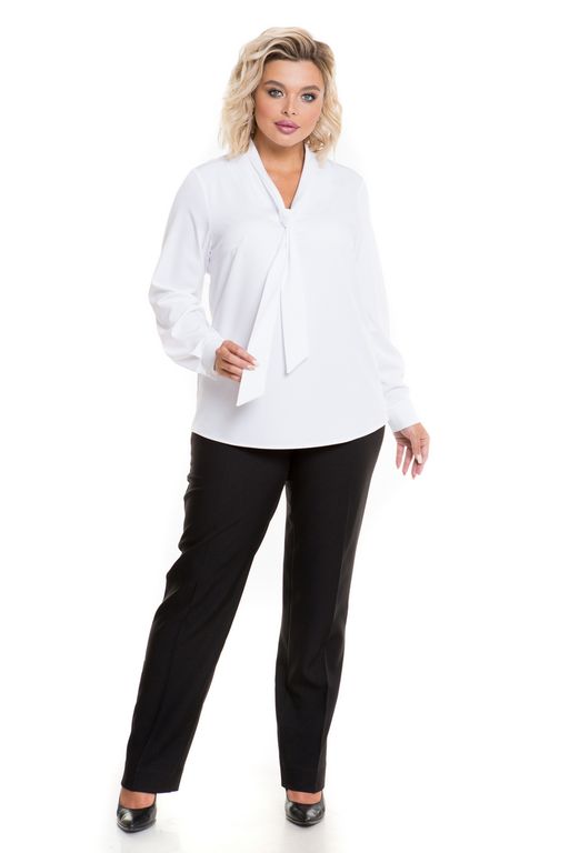 Блузка 1176 белый - Novita фото 6