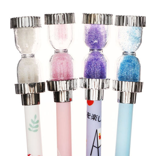 Цена за 12 шт. Ручка - прикол гелевая Песочные часы, МИКС - Calligrata фото 8