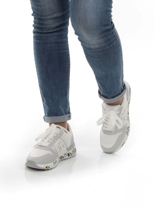 05-6026-5 WHITE Кроссовки женские (искусственные материалы) - No name фото 4