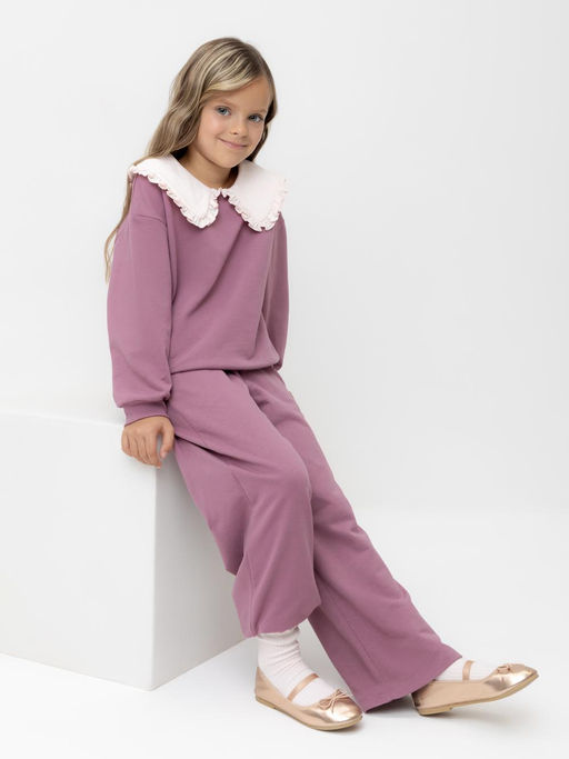 КР 400689-1/темная орхидея к553 брюки для дев - Crockid фото 2