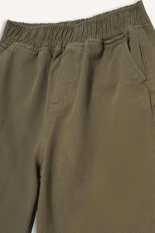 %100 Pamuk Beli Lastikli Gabardin Pantolon Erkek _ocuk - Defacto фото 8