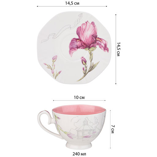 ЧАЙНЫЙ НАБОР LEFARD BLOSSOM НА 6 ПЕР. 12 ПР. 240 МЛ  фото 3