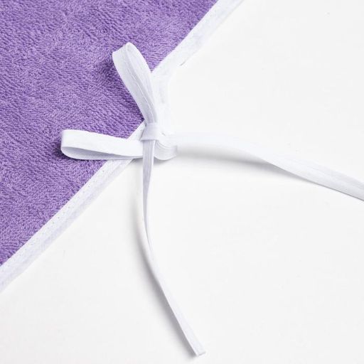 Полотенце-пончо Крошка Я Гномик, цвет сиреневый, размер 24-32, 100 % хлопок, 320 г/м2  фото 15