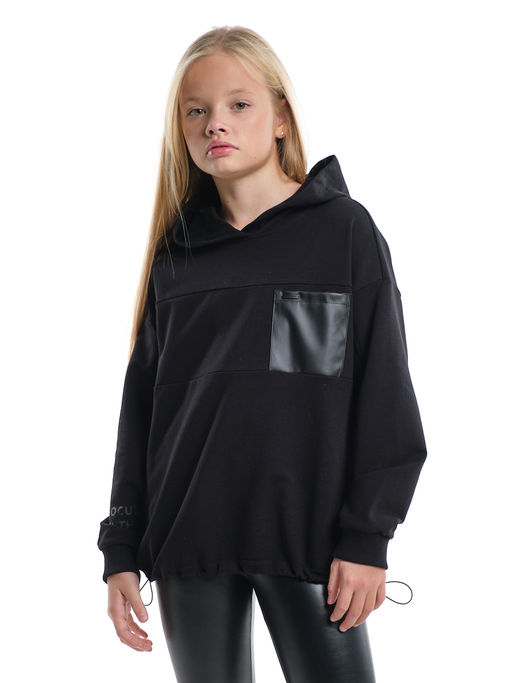 Толстовка с капюшоном UD 8040 черный - Mini maxi фото 8