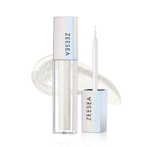 ZEESEA Тени для век кремовые Glitter Liquid eye shadow тон 06, 2.8 г  фото 2