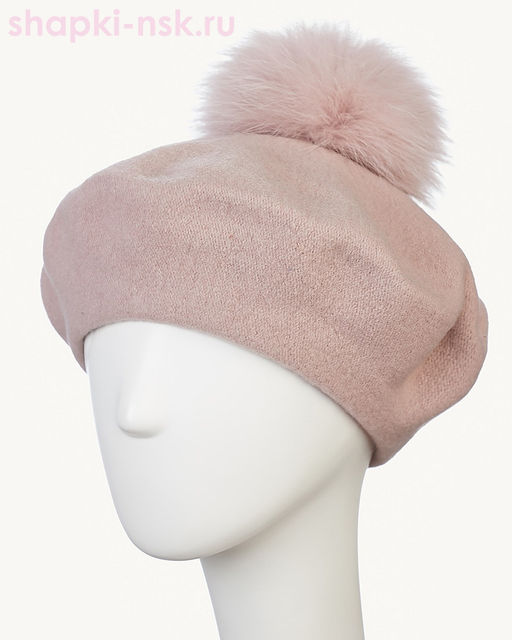Берет фетр флис Помпон 115 Берет женский флис (58-59) - Tonak фото 17