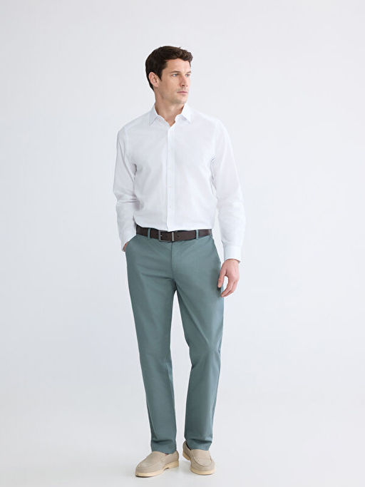 Slim Fit Uzun Kollu Erkek G?mlek