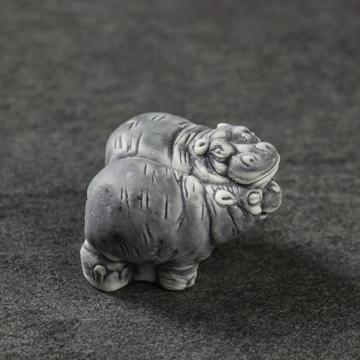 Фигурка «Бегемотики маленькие (сердечком)», 3.2 см