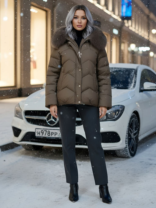 Куртка зимняя с мехом Бренд: Visdeer фото 27