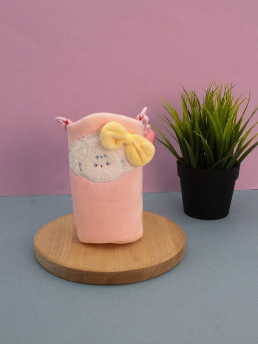 Футляр плюшевый для термоса "My fuzzy", pink (15*10 см)