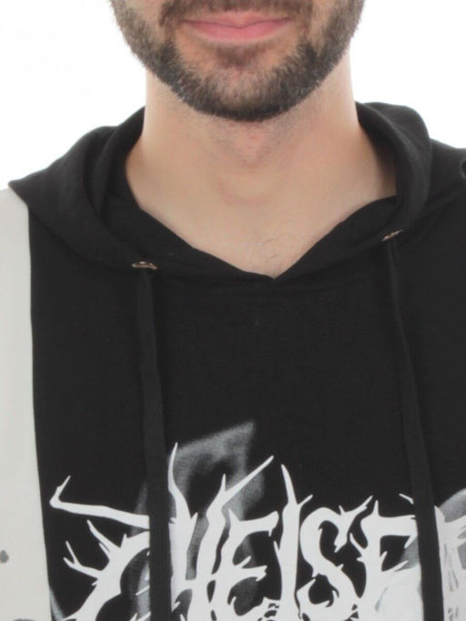 2608/7325 BLACK/WHITE Костюм спортивный мужской (75% хлопок, 20% полиэстер, 5% спандекс) - Fashion фото 3