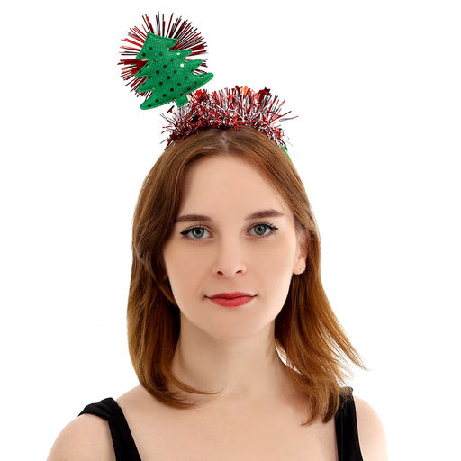 Цена за 2 шт. Ободок новогодний карнавальный «Ёлочка»