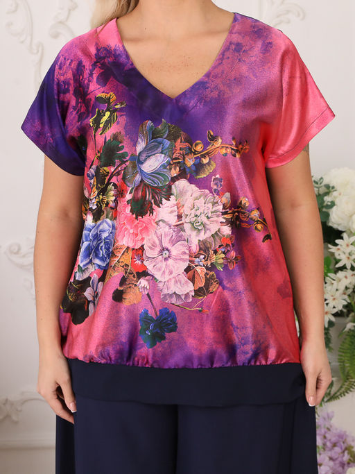 Блуза М3-5510/1 - Wisell фото 11