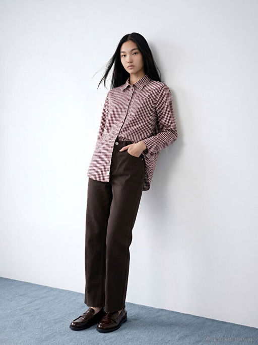 Ekose Kad?n G?mlek Tunik