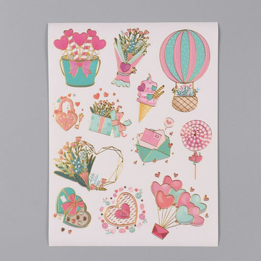 Фотоальбом на кольцах 25 листов Keep memories Любовь там, где в неё верят!, с наклейками, 19?27?3 см