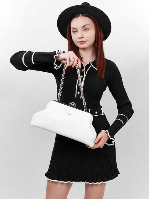 LACCOMA сумка Паола-Л815-белый эко кожа хлопок