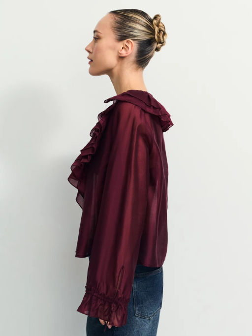 Блуза из шифона с воланами / Zarina