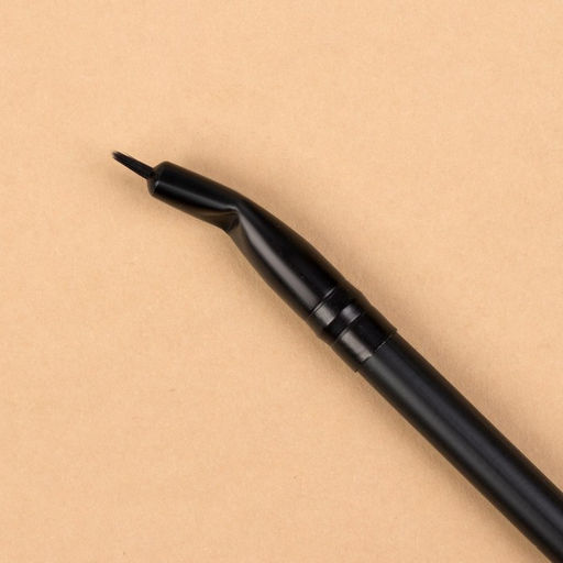 Кисть для макияжа Premium Brush, тонкая, двусторонняя, 13 см, цвет чёрный - Queen fair фото 4