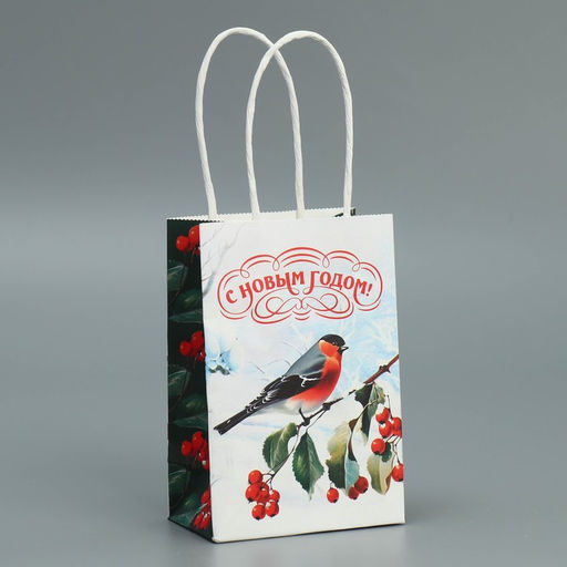 Пакет крафтовый Зимушка, 15 10 6 см - Дарите счастье фото 10