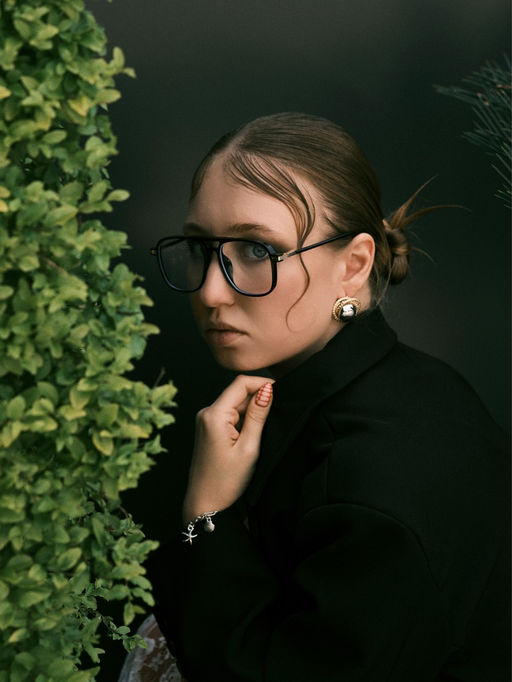 Серьги металл Тренд шар, цвет золото с серебром