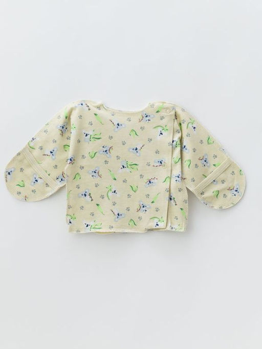 Распашонка для малышей из тонкого хлопка, зелёный - Lesi kids фото 12