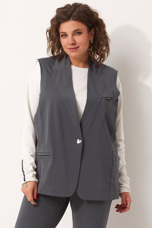 Жилет BegiModa 7015-Р графит