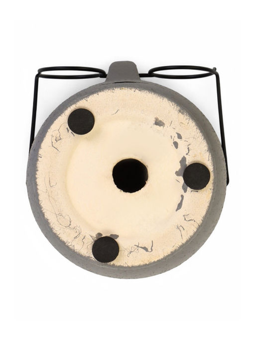 Декоративный горшок для цветов «Который выжил», 550, мл, 12×10×10 см, керамический, серый