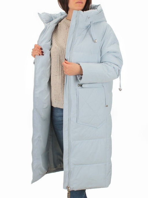 H303 BLUE Пальто зимнее женское (200 гр. холлофайбер) - Fashion фото 7
