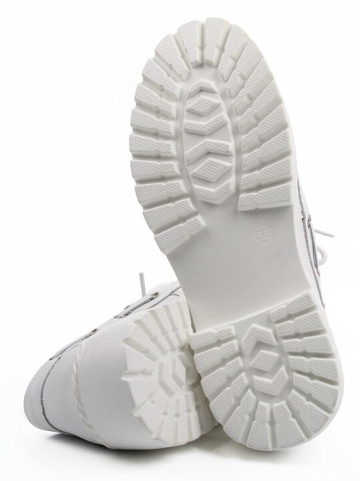 06-YG104-1 WHITE Туфли летние женские (натуральная кожа)