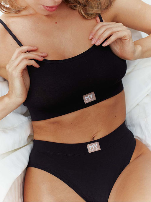 Базовый топ на тонких регулируемых бретелях - My фото 76