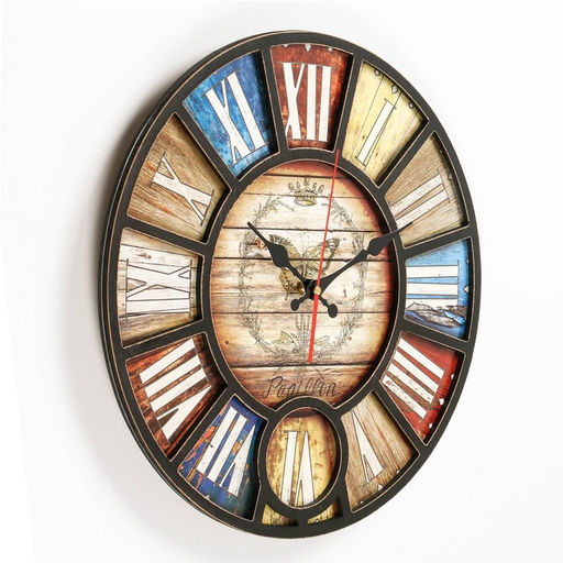 Часы настенные интерьерные, серия: Лофт, дискретный ход, d=40 см, от батарейки 1хАА