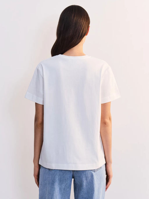 Футболка из хлопка с принтом ZR2605023425-2 / Zarina