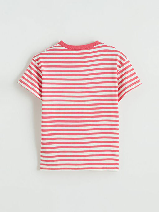 Bisiklet Yaka Nak??l? K?z ?ocuk Ti??rt