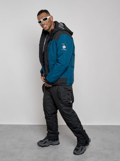 Горнолыжный костюм мужской зимний синего цвета 6321S - Leifensh фото 21