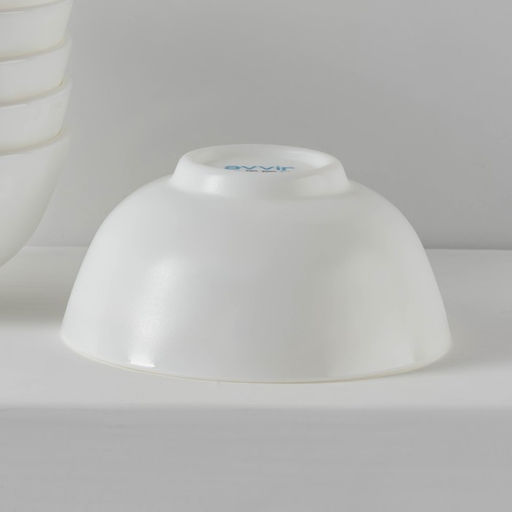 Салатники Avvir Дива, набор 7 шт.: 6 шт.: d=11 см, 1 шт.: d=20 см, стеклокерамика, белые